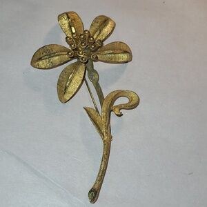 Vintage Women's BSK Stamped Brooch